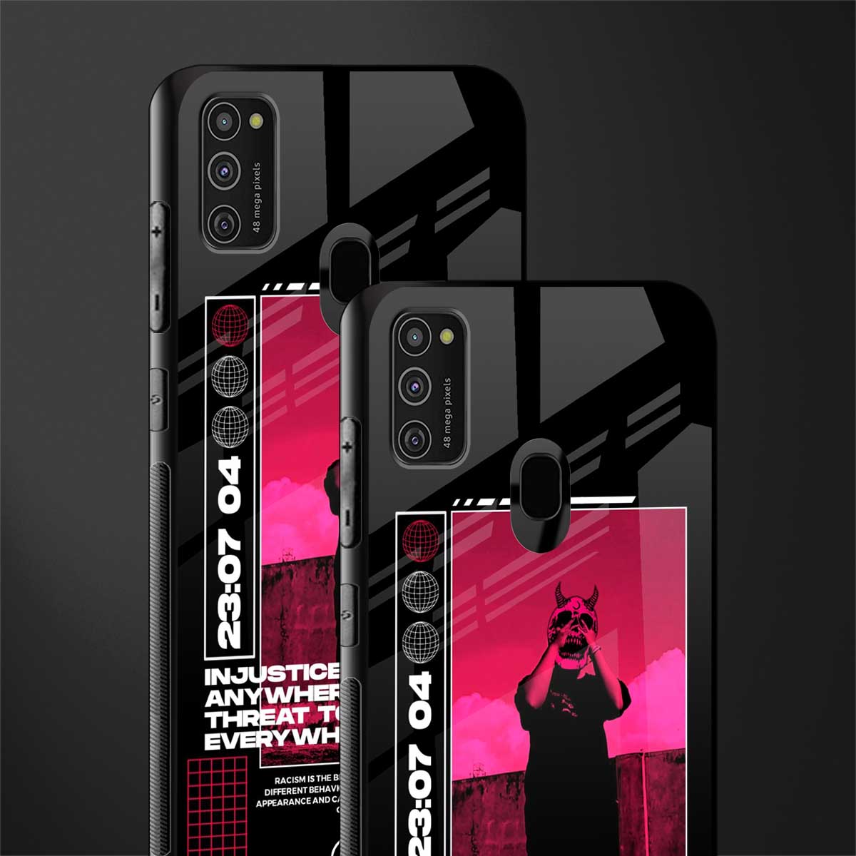 injustice glass case for samsung galaxy m30s image-2