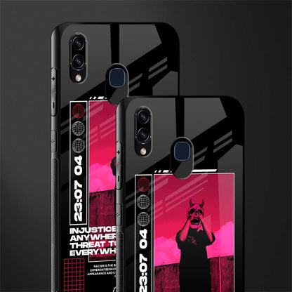 injustice glass case for samsung galaxy a30 image-2