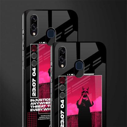 injustice glass case for samsung galaxy m10s image-2