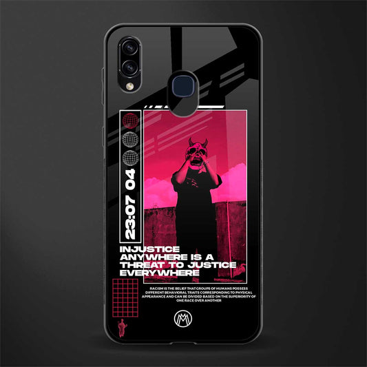 injustice glass case for samsung galaxy a30 image