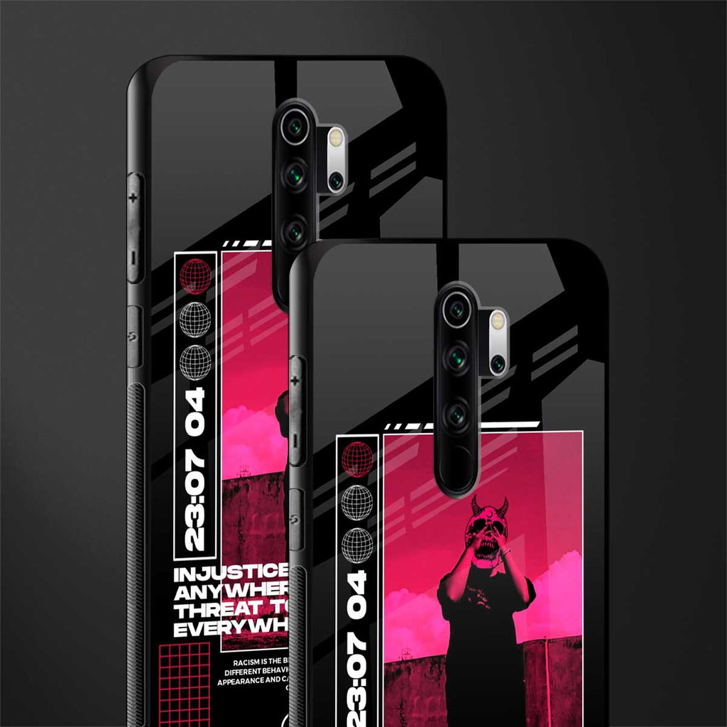 injustice glass case for redmi note 8 pro image-2