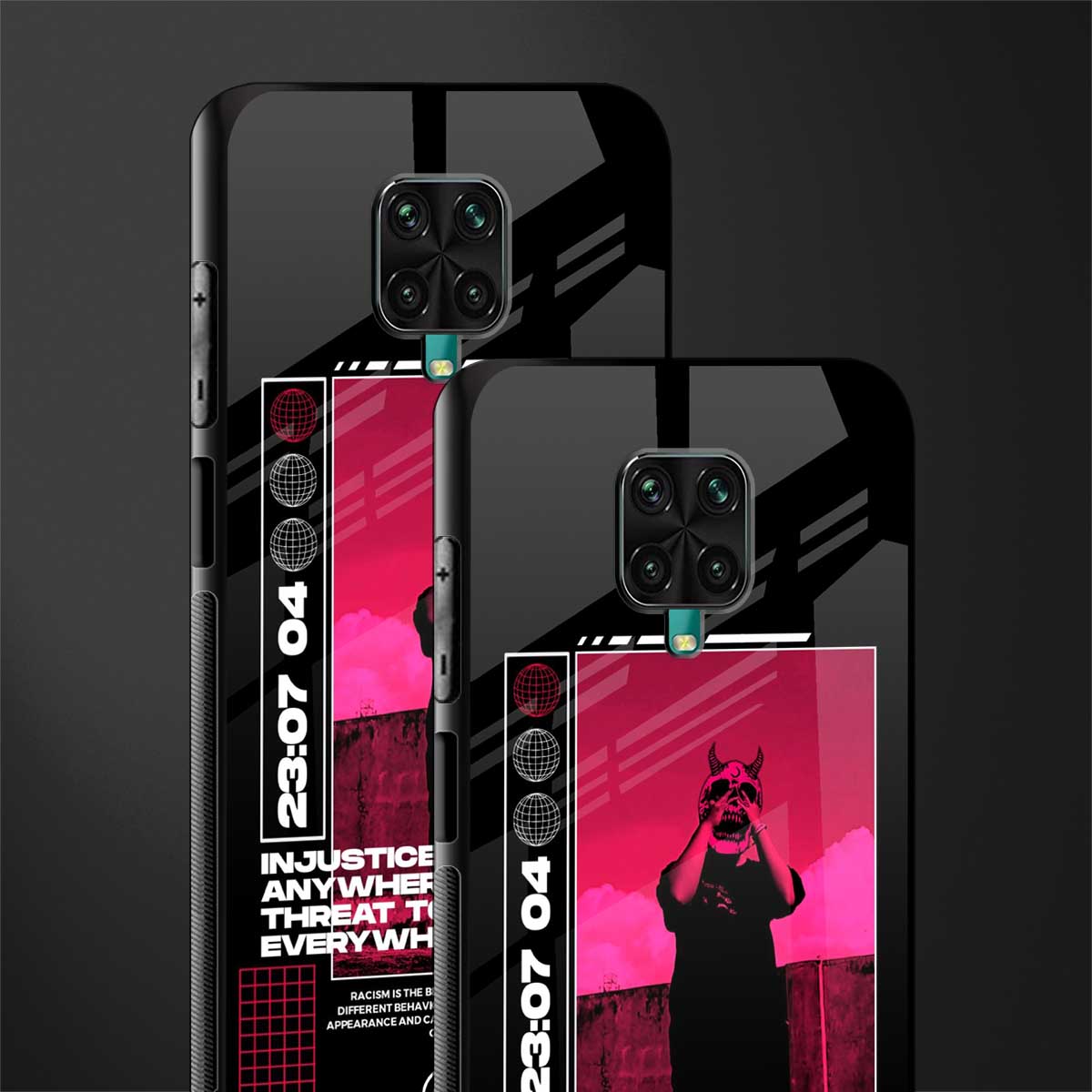 injustice glass case for redmi note 9 pro image-2