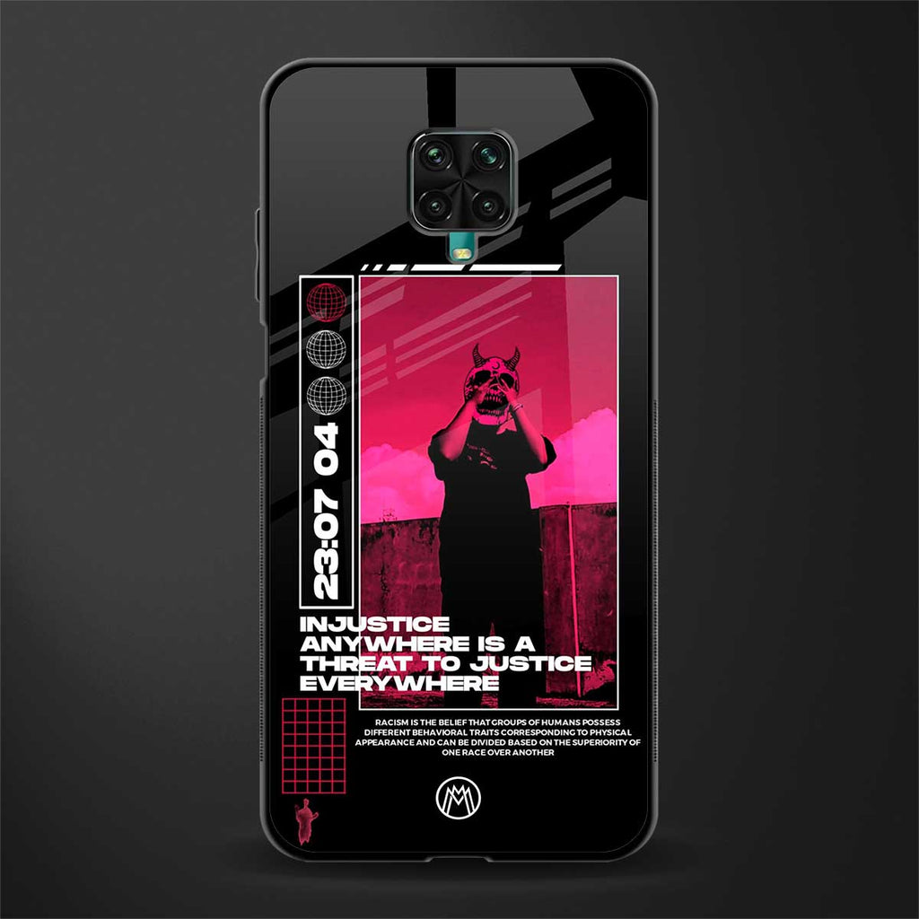 injustice glass case for redmi note 9 pro max image