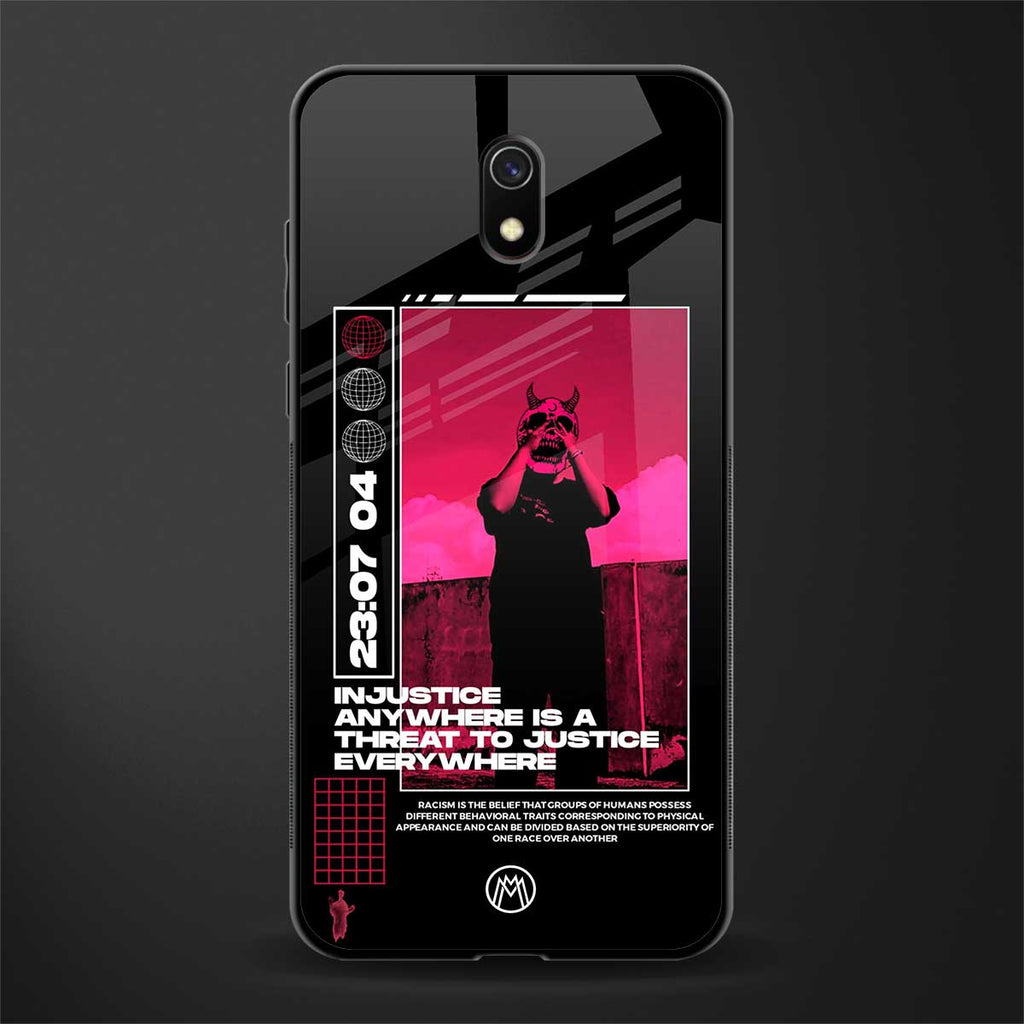 injustice glass case for redmi 8a image