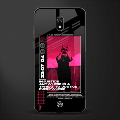 injustice glass case for redmi 8a image