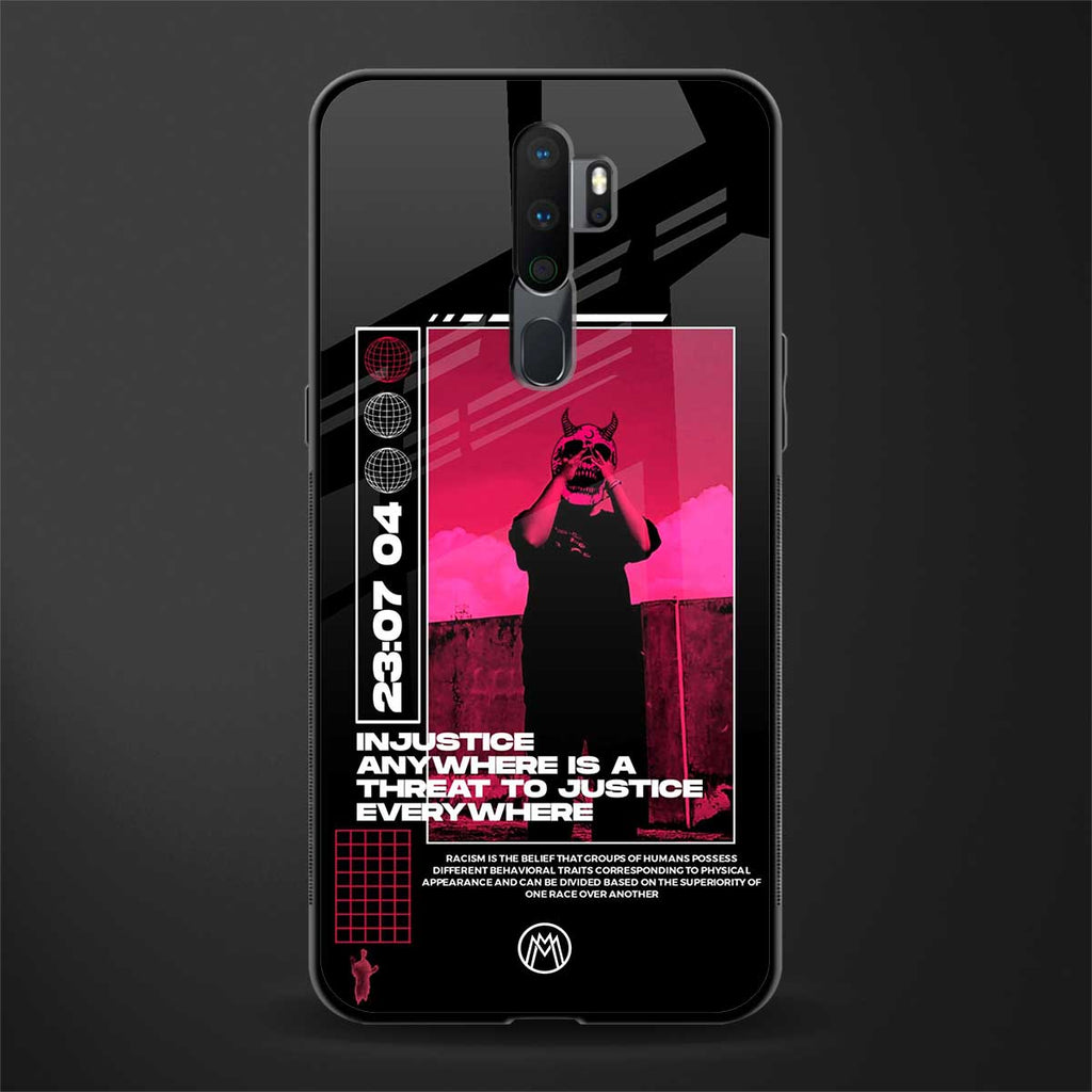 injustice glass case for oppo a9 2020 image