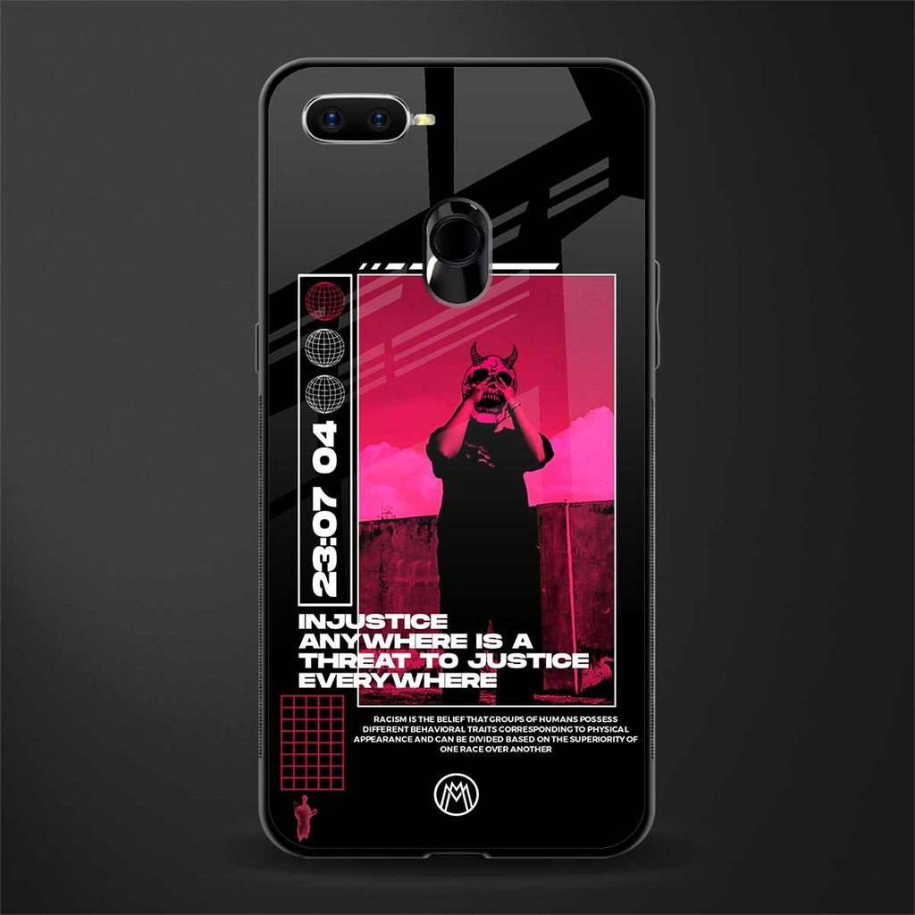 injustice glass case for oppo a12 image