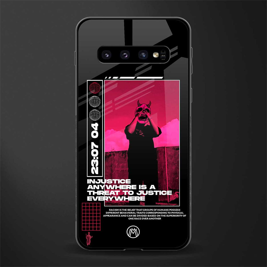 injustice glass case for samsung galaxy s10 plus image