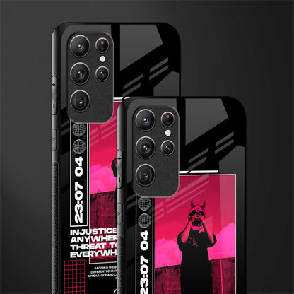 injustice glass case for samsung galaxy s22 ultra 5g image-2