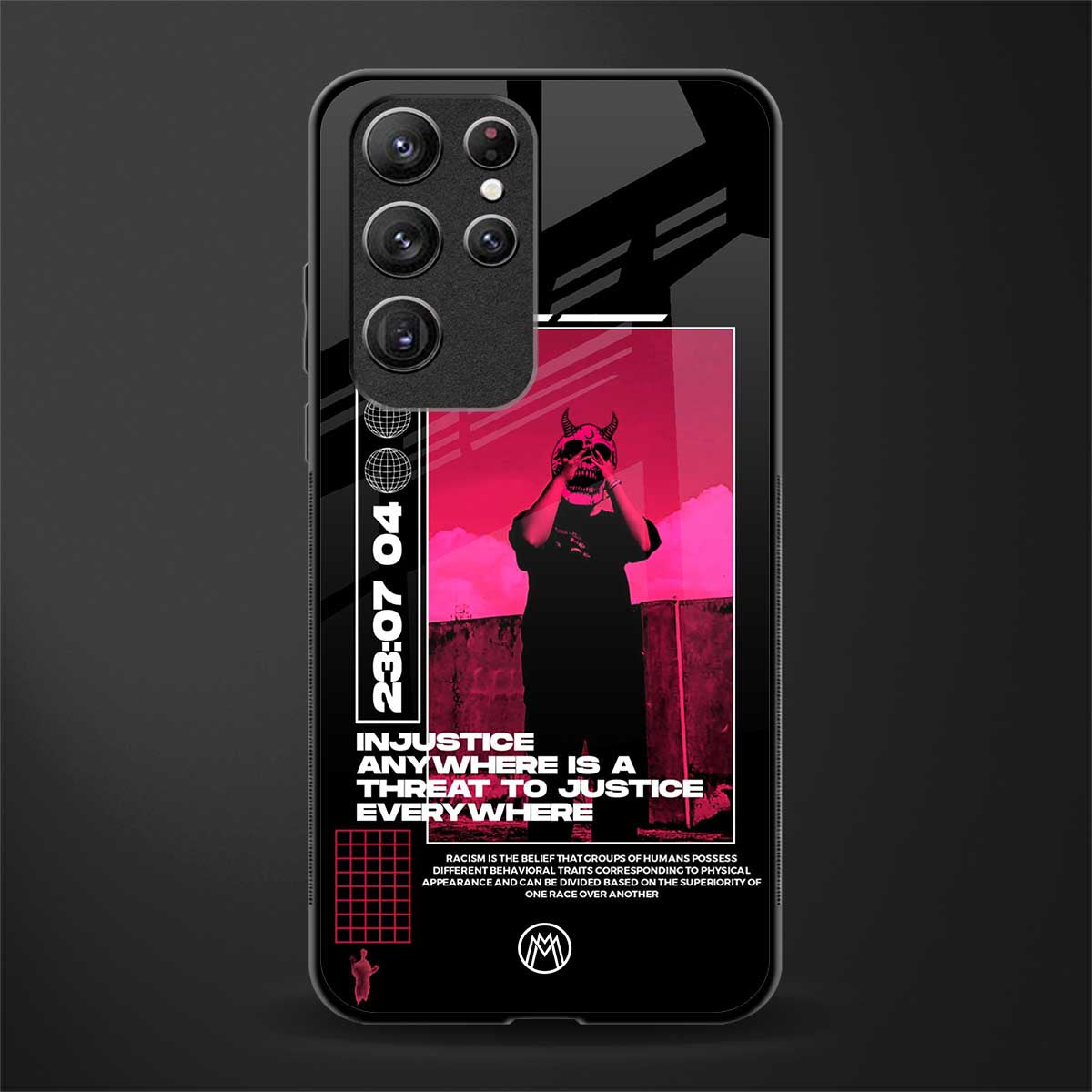 injustice glass case for samsung galaxy s22 ultra 5g image