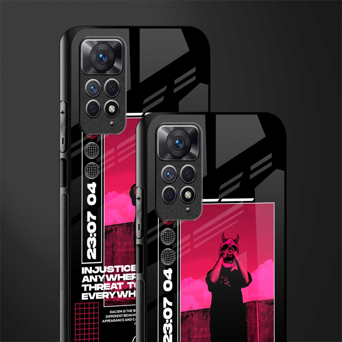 injustice glass case for redmi note 11s image-2