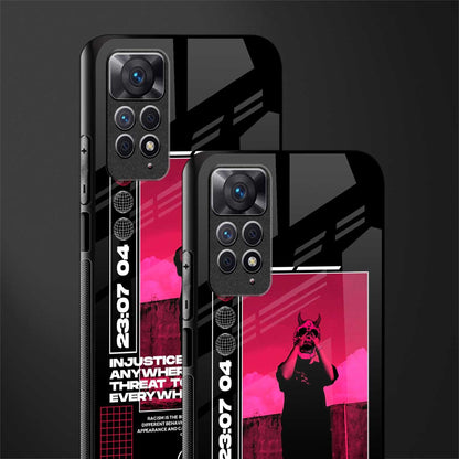 injustice glass case for redmi note 11s image-2