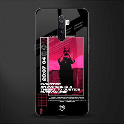 injustice glass case for realme x2 pro image