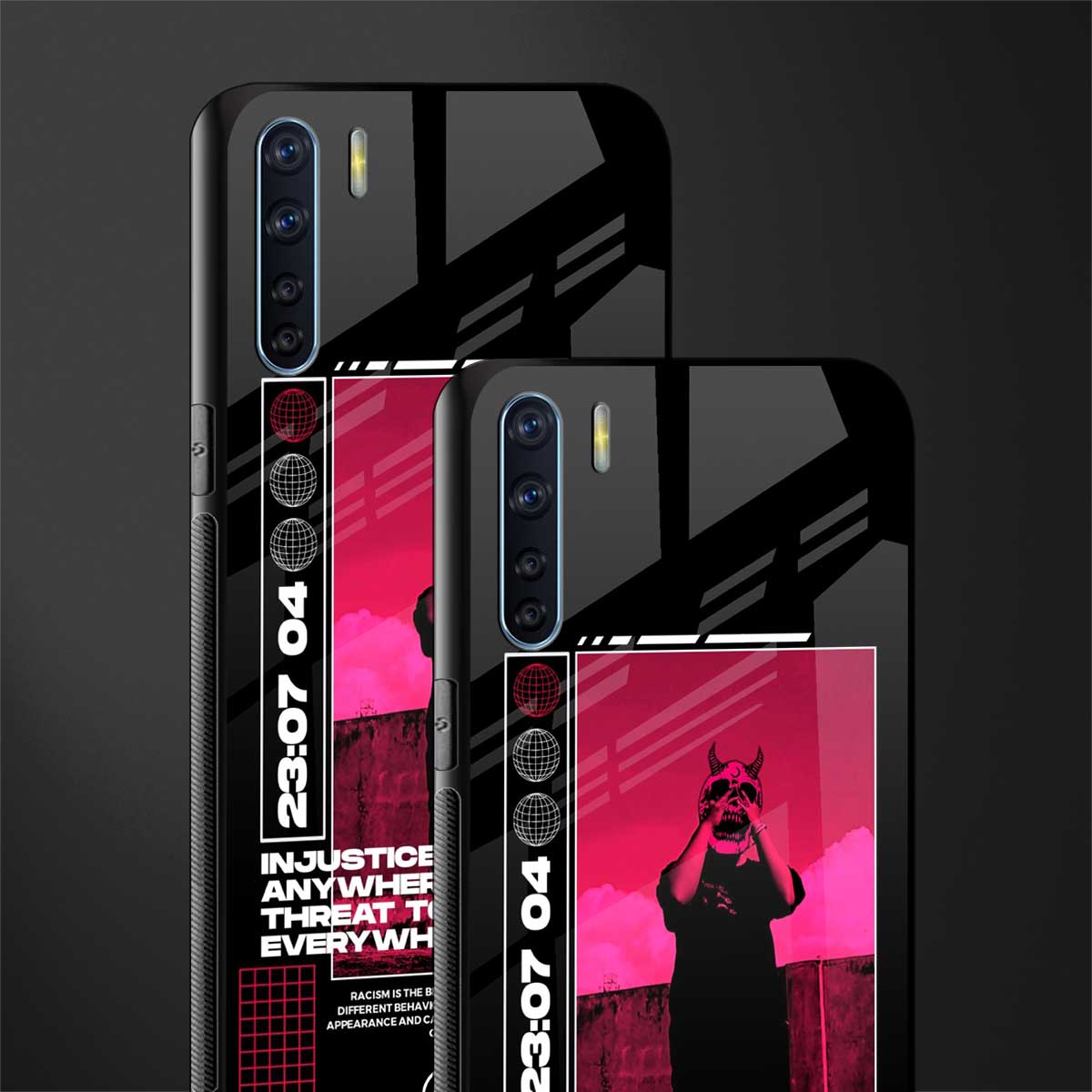 injustice glass case for oppo f15 image-2