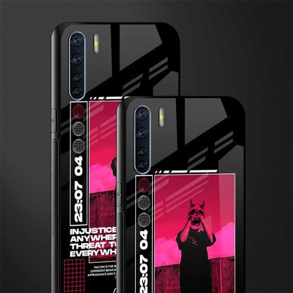 injustice glass case for oppo f15 image-2
