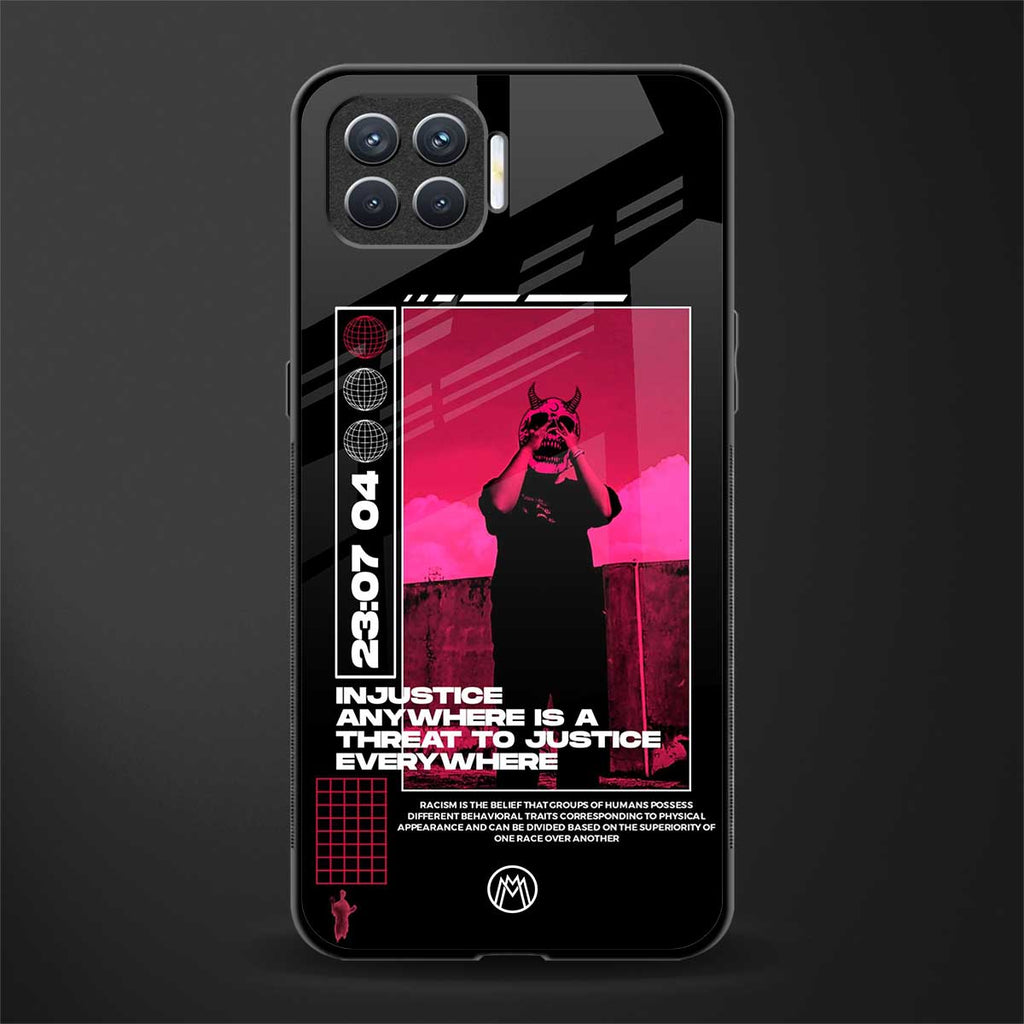injustice glass case for oppo f17 image