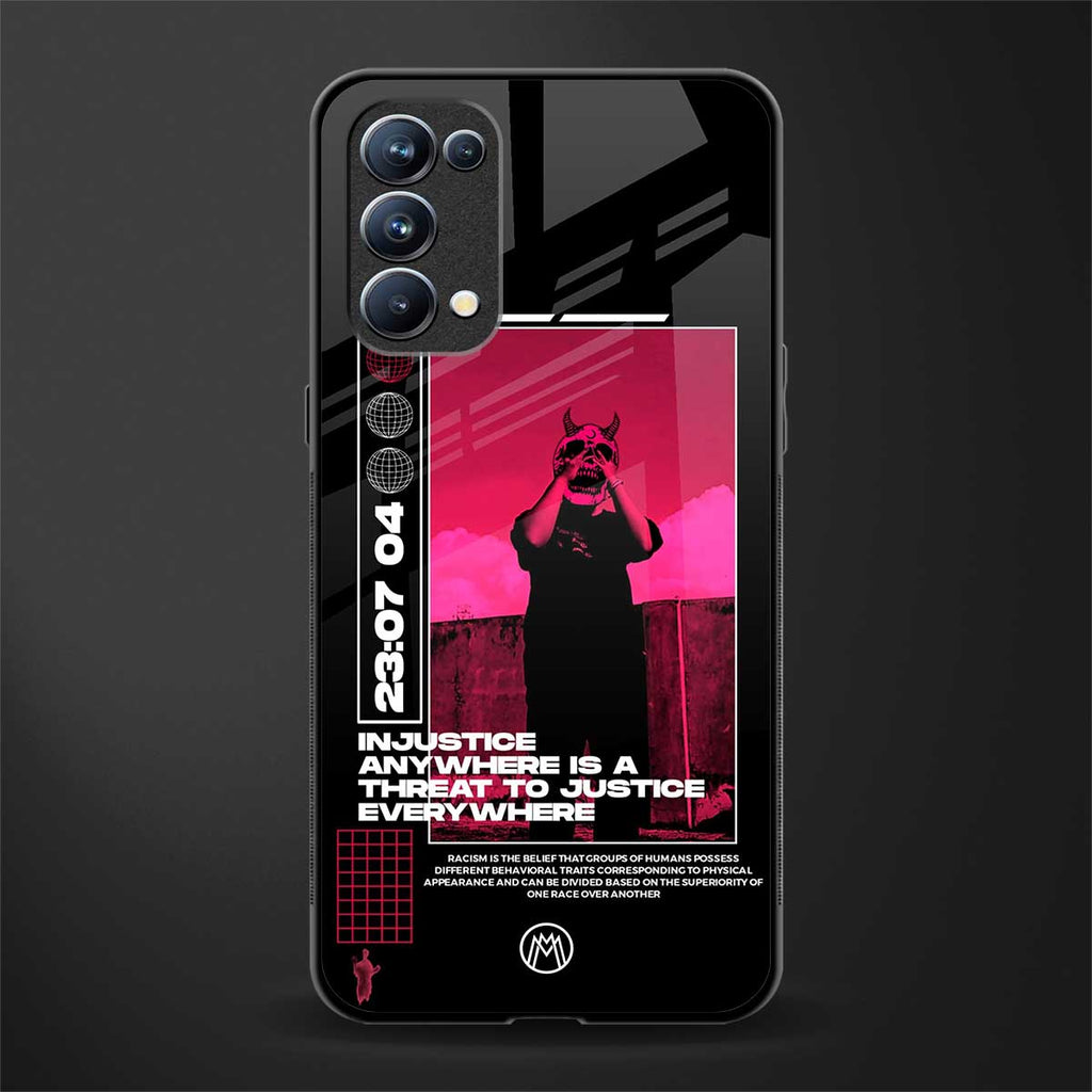 injustice glass case for oppo reno 5 pro image