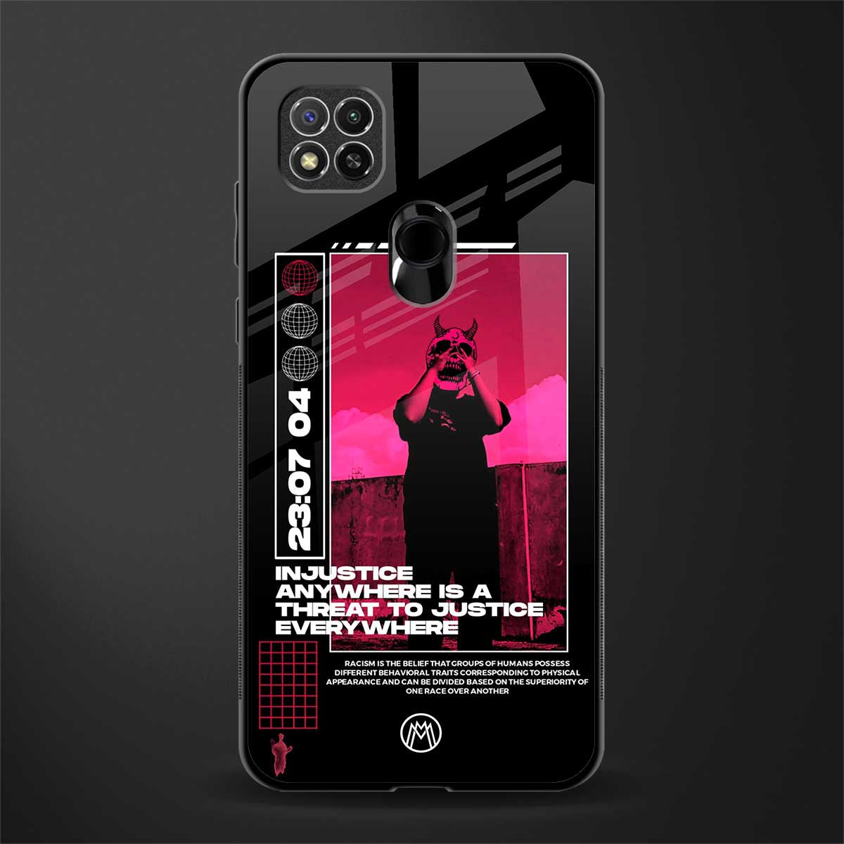 injustice glass case for redmi 9 image