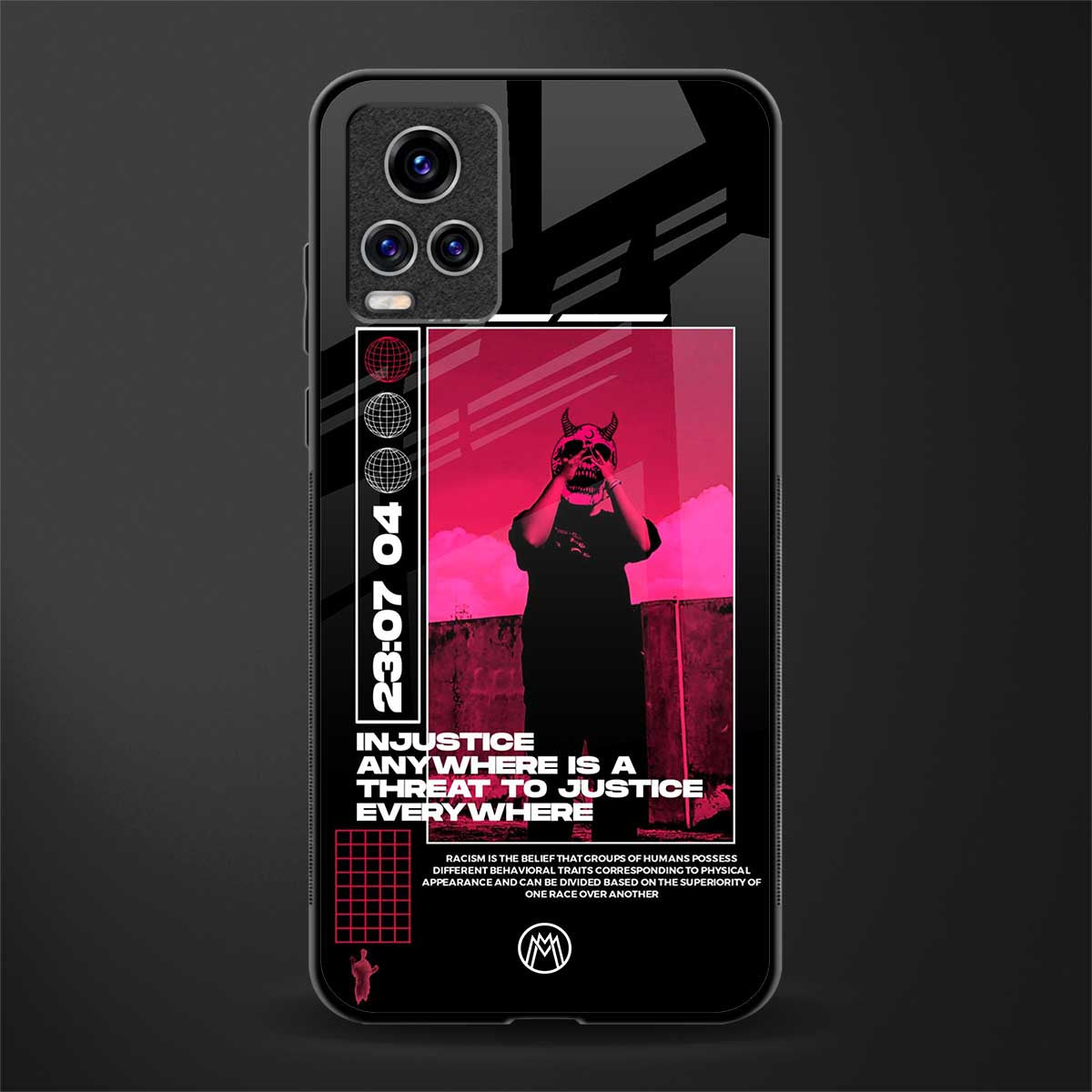 injustice glass case for vivo v20 pro image