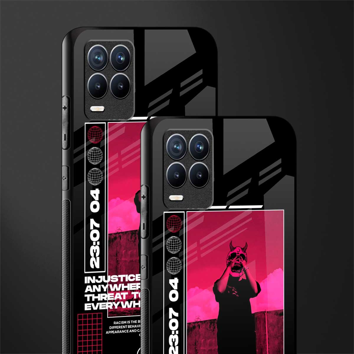 injustice glass case for realme 8 4g image-2