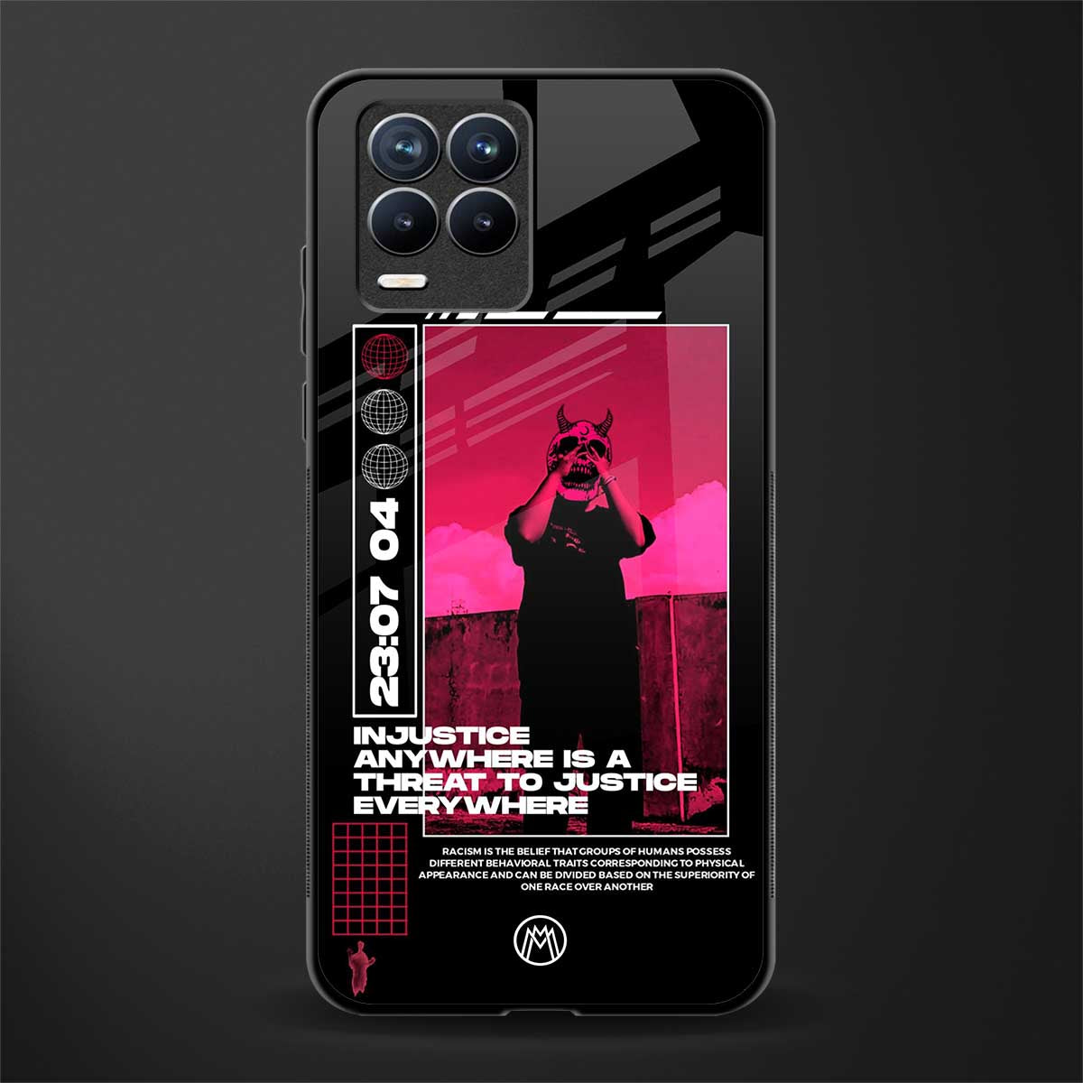 injustice glass case for realme 8 4g image