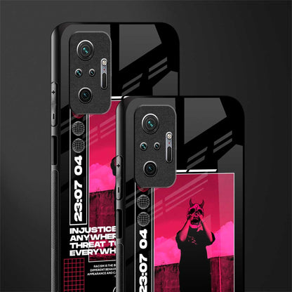 injustice glass case for redmi note 10 pro max image-2