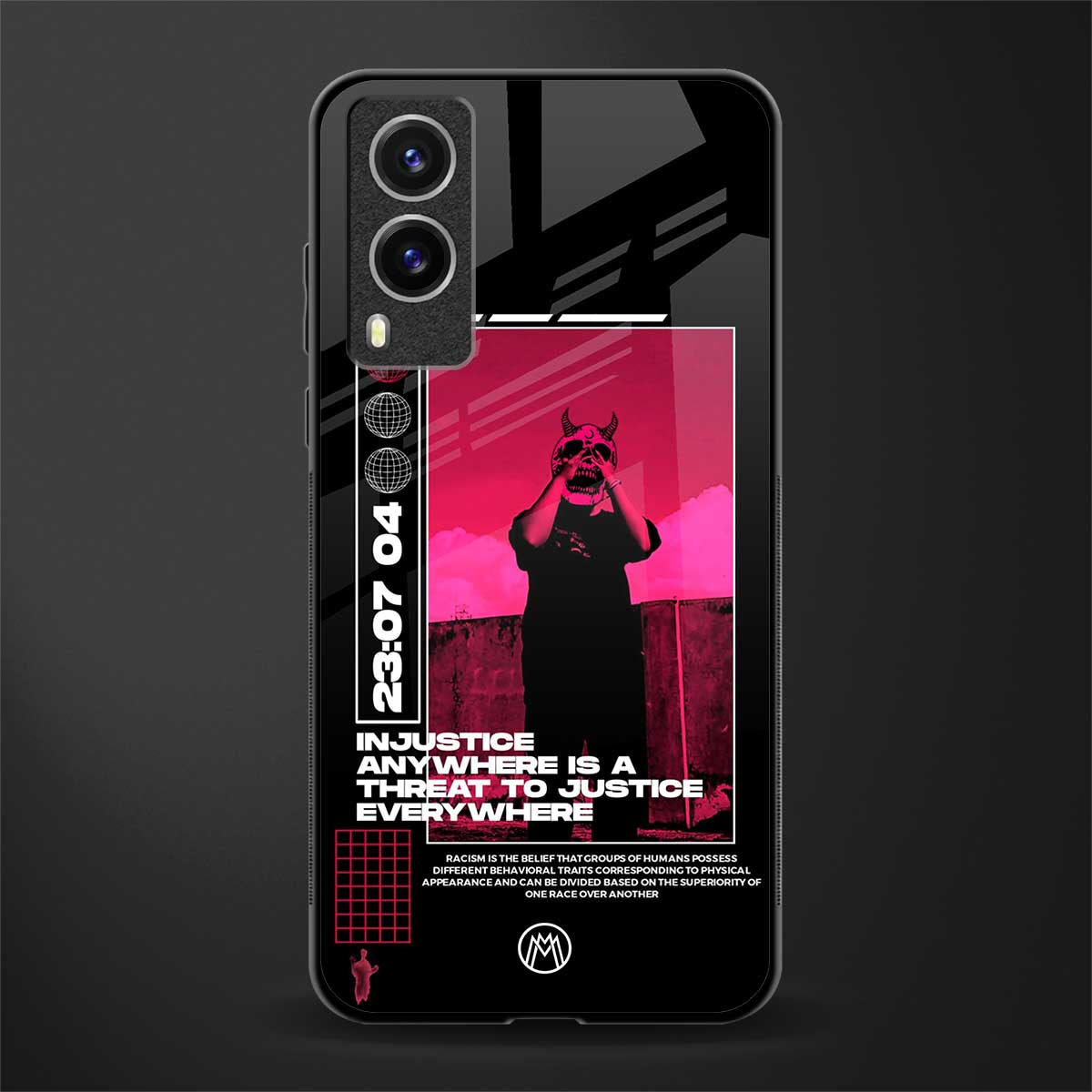 injustice glass case for vivo v21e 5g image