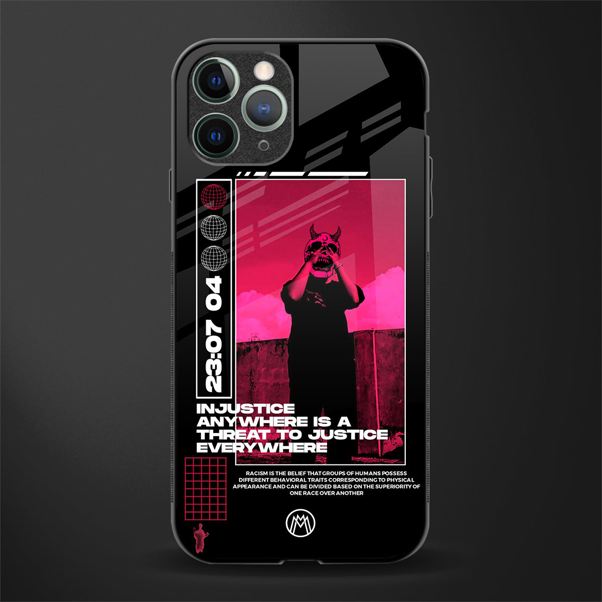 injustice glass case for iphone 11 pro image