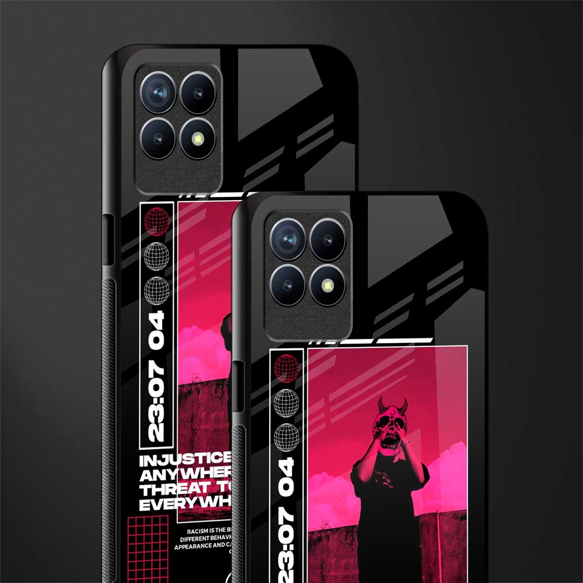 injustice glass case for realme 8i image-2