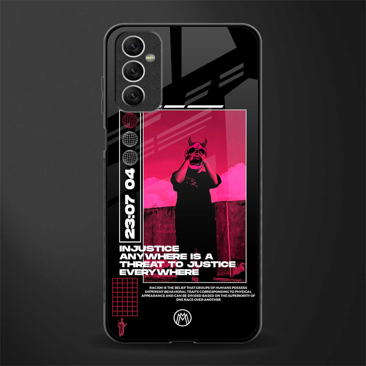 injustice glass case for samsung galaxy m52 5g image
