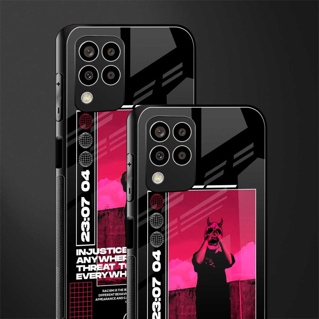 injustice back phone cover | glass case for samsung galaxy m33 5g