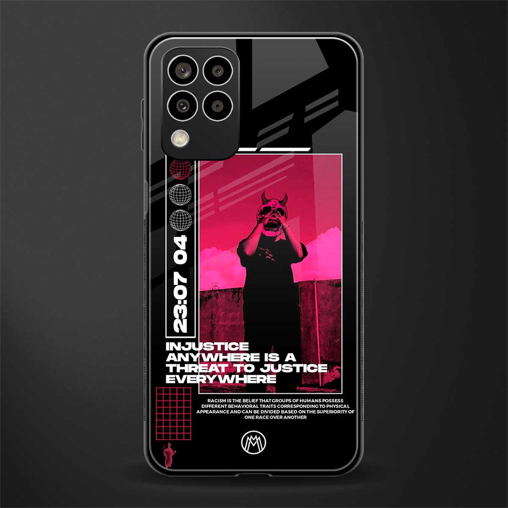 injustice back phone cover | glass case for samsung galaxy m33 5g