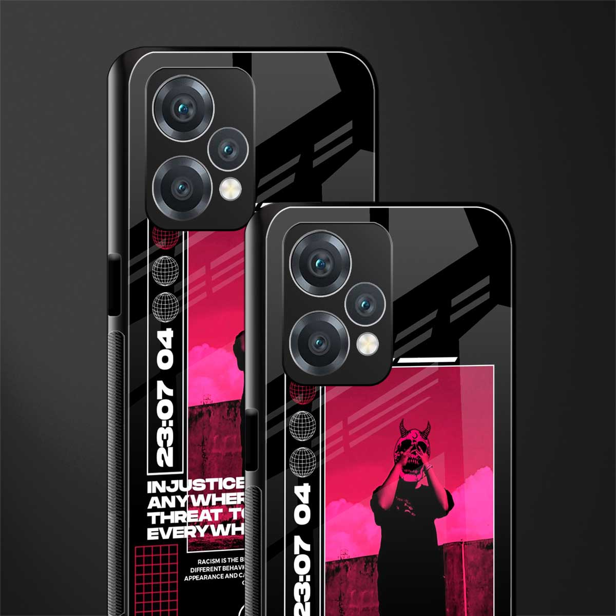 injustice back phone cover | glass case for oneplus nord ce 2 lite 5g