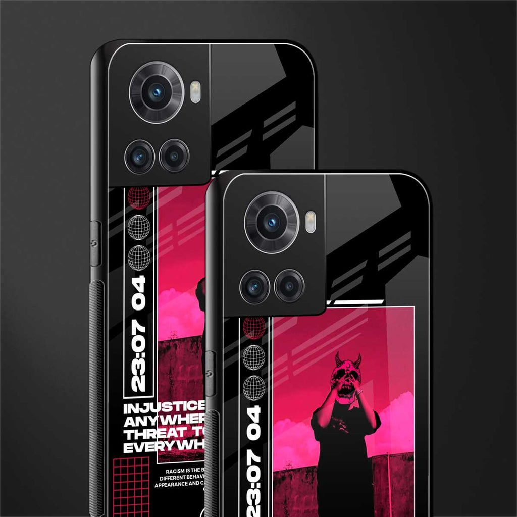 injustice back phone cover | glass case for oneplus 10r 5g