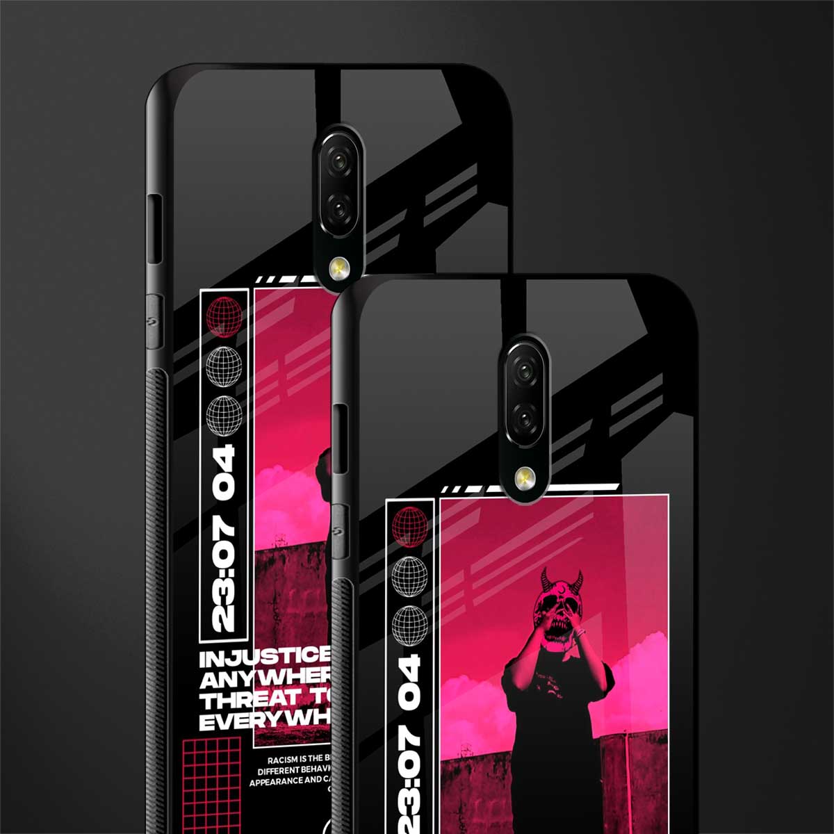 injustice glass case for oneplus 7 image-2