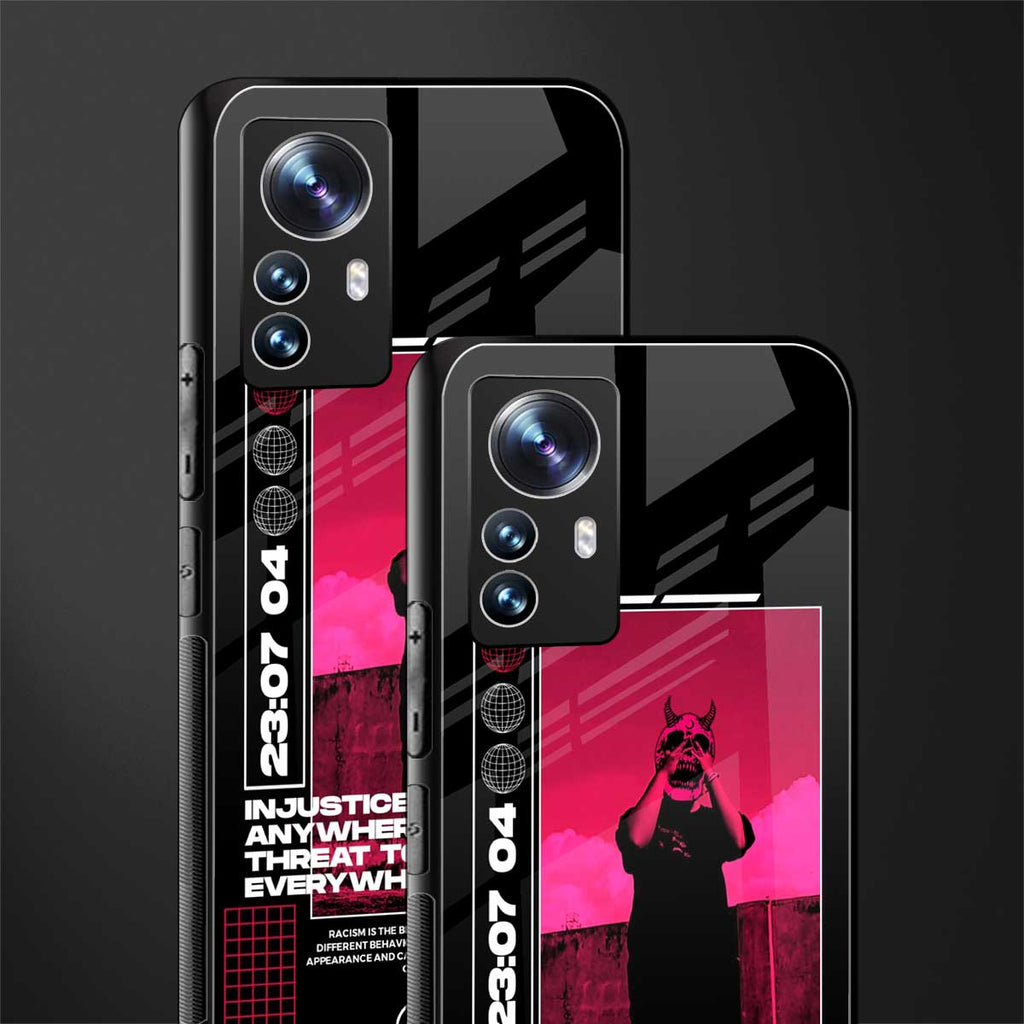 injustice back phone cover | glass case for xiaomi 12 pro