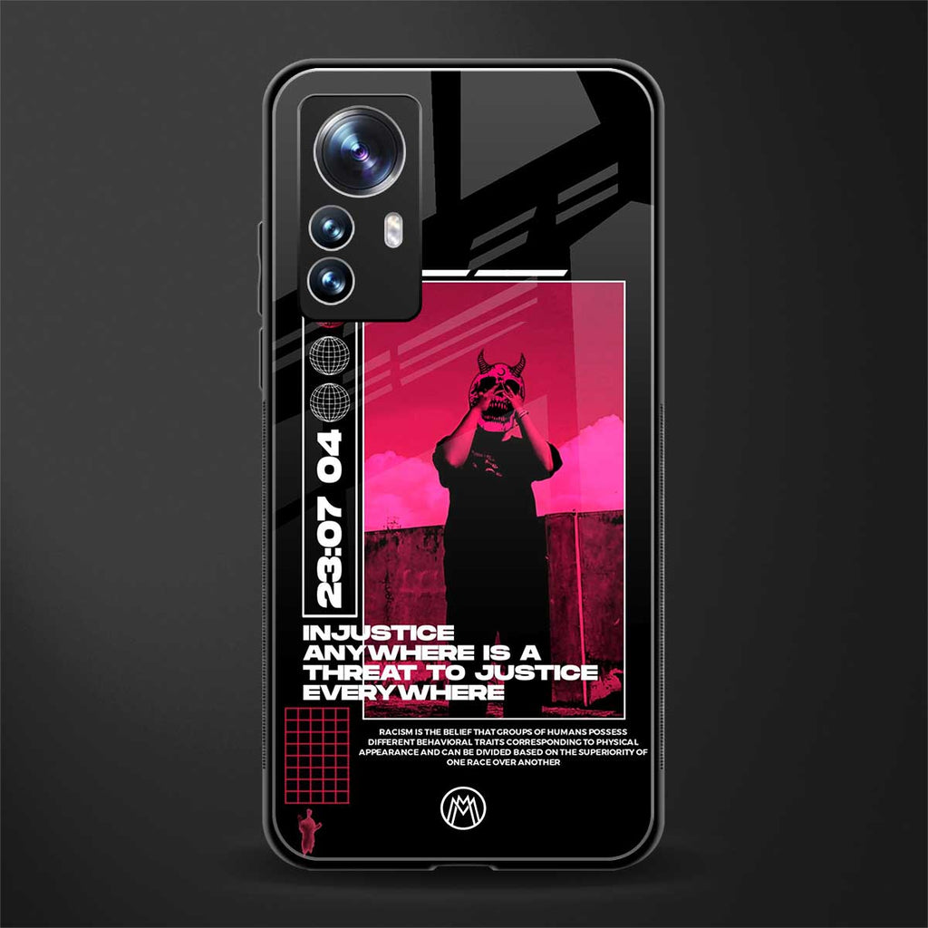 injustice back phone cover | glass case for xiaomi 12 pro