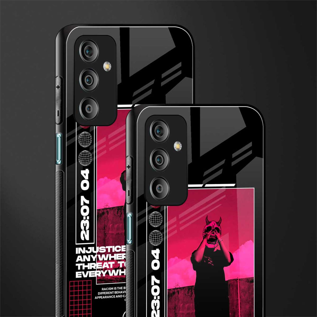 injustice back phone cover | glass case for samsung galaxy f23 5g