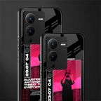 injustice back phone cover | glass case for vivo v25 pro 5g
