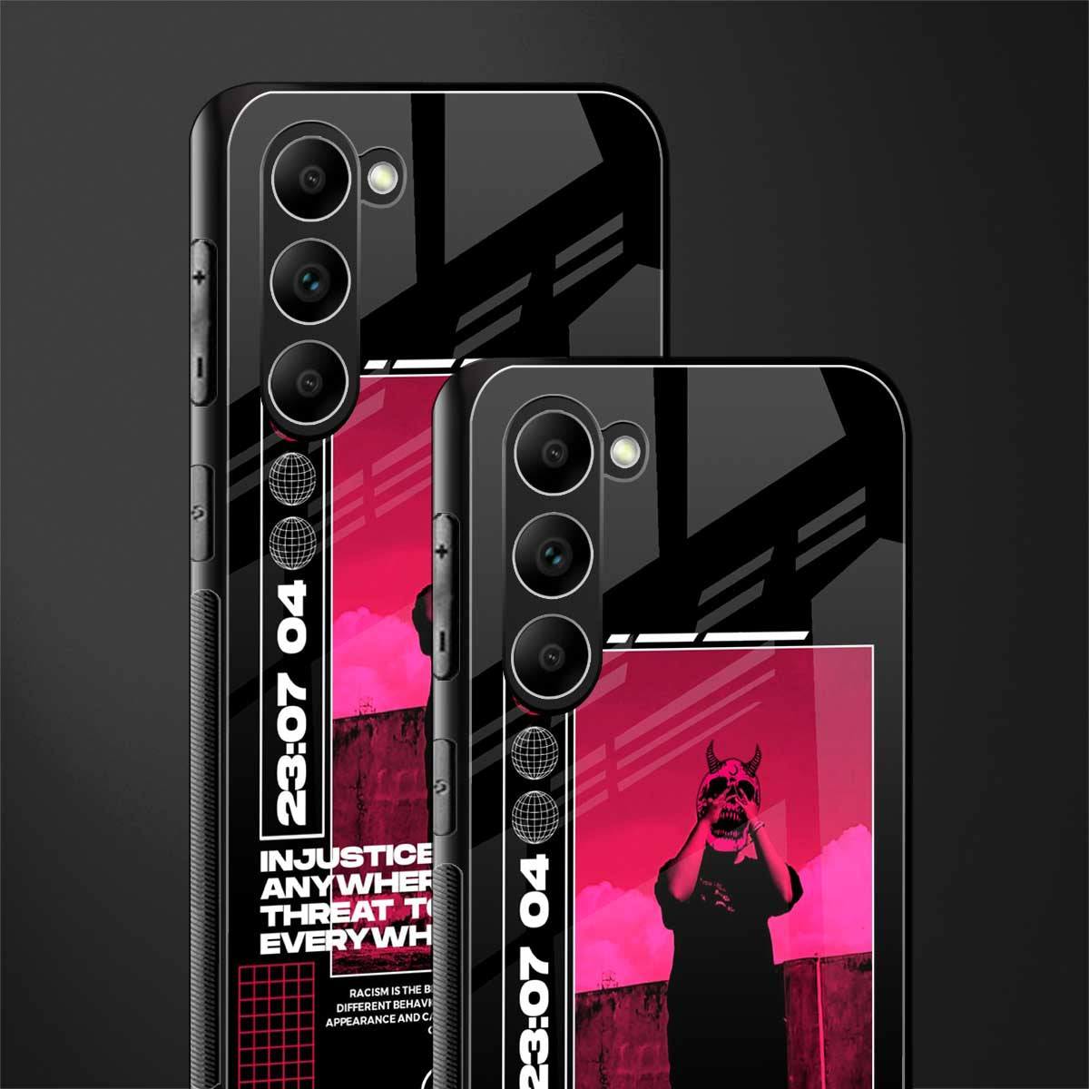 injustice glass case for phone case | glass case for samsung galaxy s23 plus