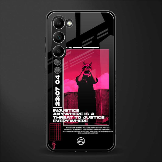 injustice glass case for phone case | glass case for samsung galaxy s23 plus