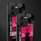 injustice back phone cover | glass case for vivo y35 4g