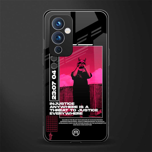 injustice back phone cover | glass case for oneplus 9