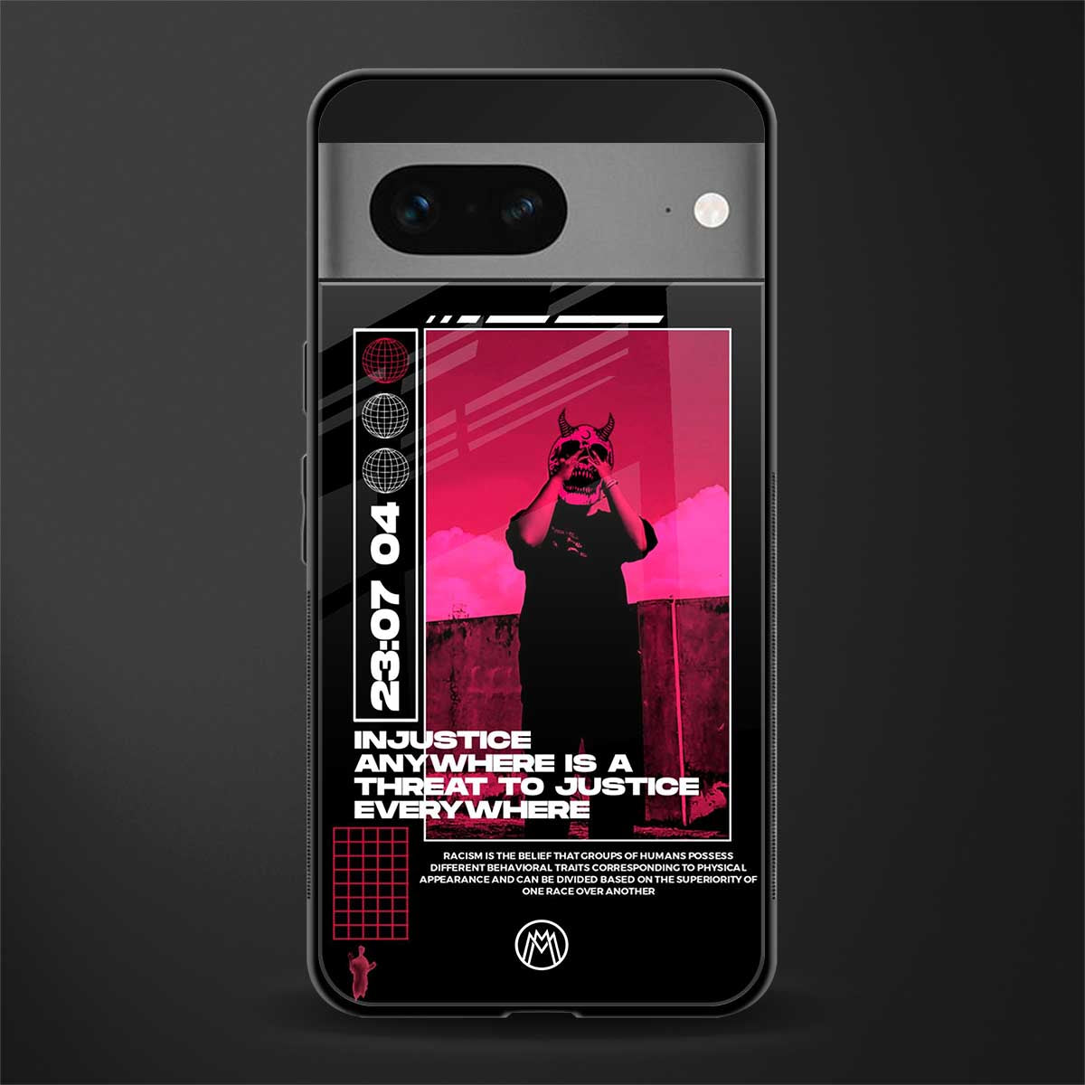 injustice back phone cover | glass case for google pixel 7