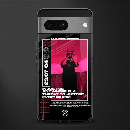 injustice back phone cover | glass case for google pixel 7