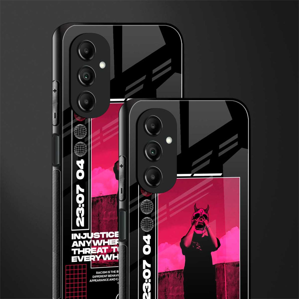 injustice back phone cover | glass case for samsung galaxy a14 5g