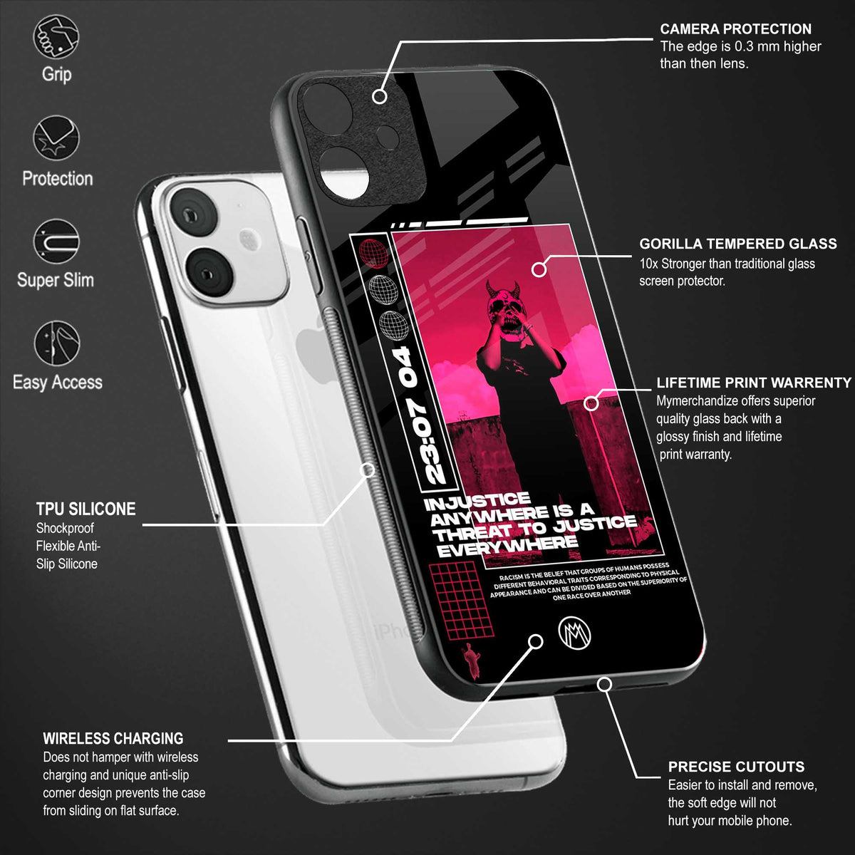 injustice glass case for vivo v20 pro image-4