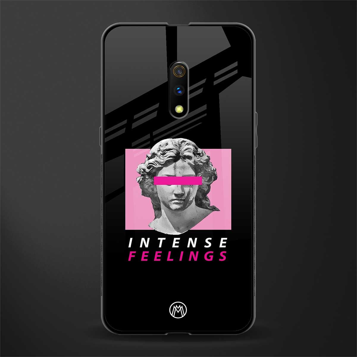 intense feelings glass case for realme x image