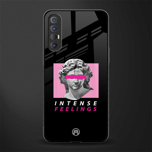 intense feelings glass case for oppo reno 3 pro image