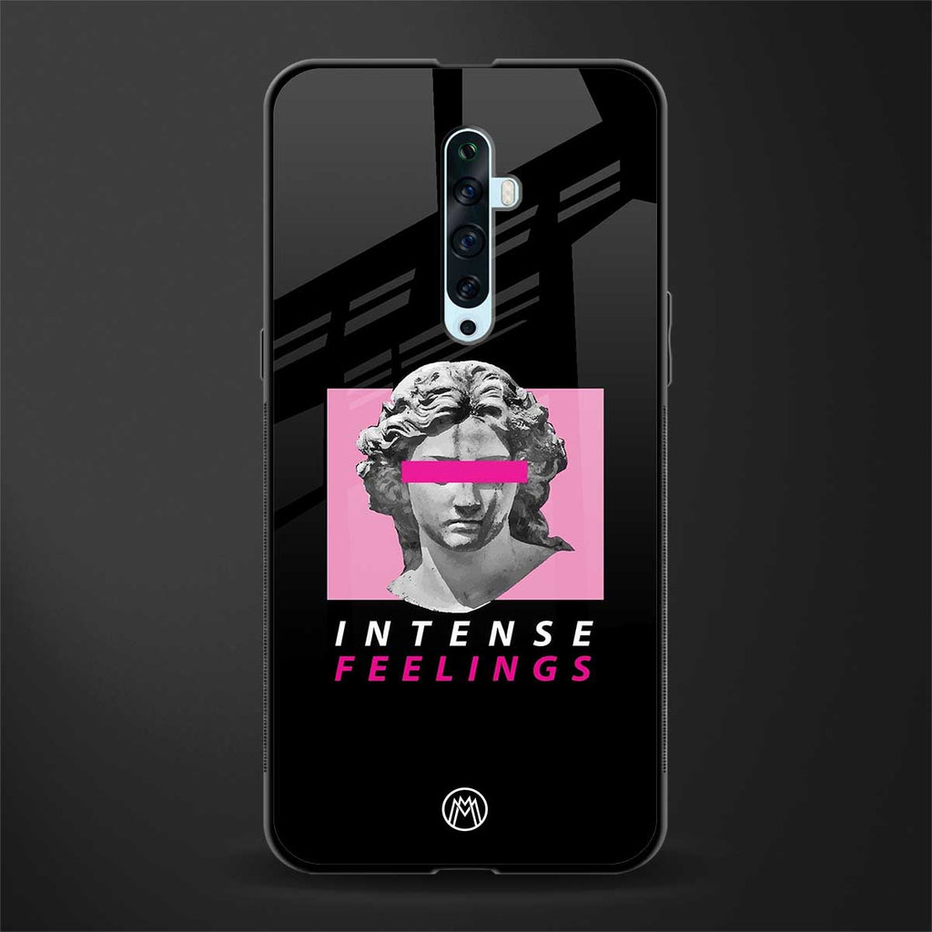 intense feelings glass case for oppo reno 2f image